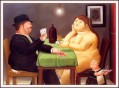 El jugador de cartas Fernando Botero